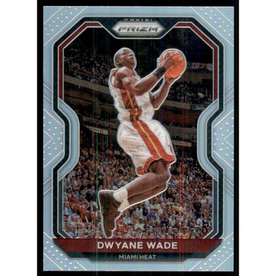 2020-21 Panini Prizm Prizms Silver #195 Dwyane Wade