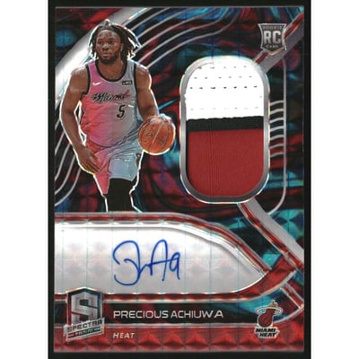 2020-21 Panini Spectra Interstellar #191 Precious Achiuwa JSY AU