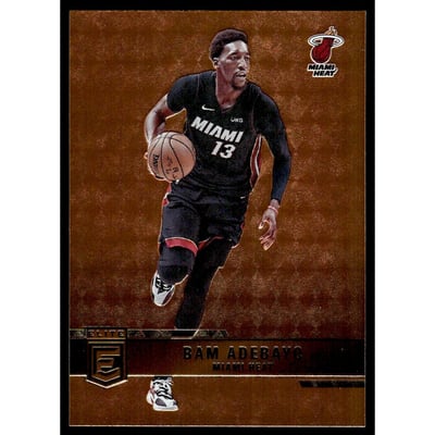 2021-22 Elite Orange #148 Bam Adebayo