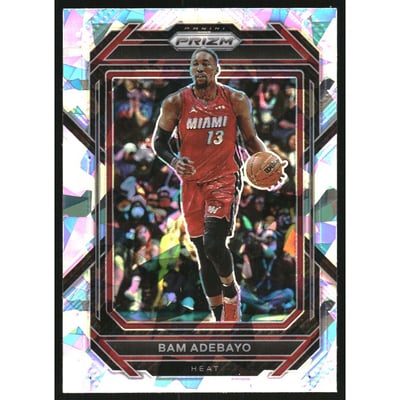 2022-23 Panini Prizm Prizms Ice #155 Bam Adebayo
