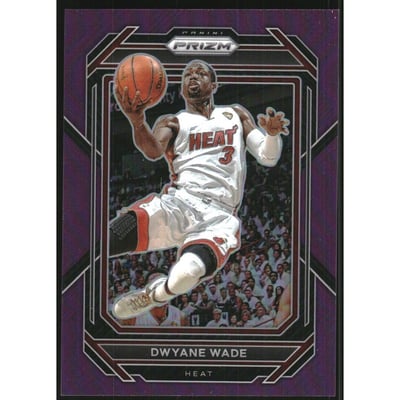 2022-23 Panini Prizm Prizms Purple #294 Dwyane Wade