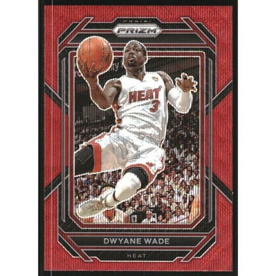 2022-23 Panini Prizm Prizms Ruby Wave #294 Dwyane Wade