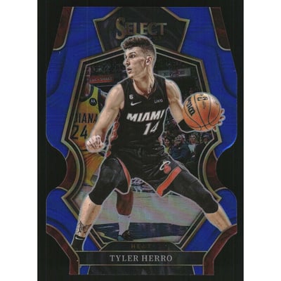 2022-23 Select Prizms Blue Die Cut #143 Tyler Herro