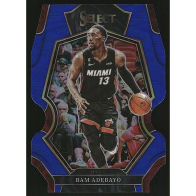 2022-23 Select Prizms Blue Die Cut #157 Bam Adebayo