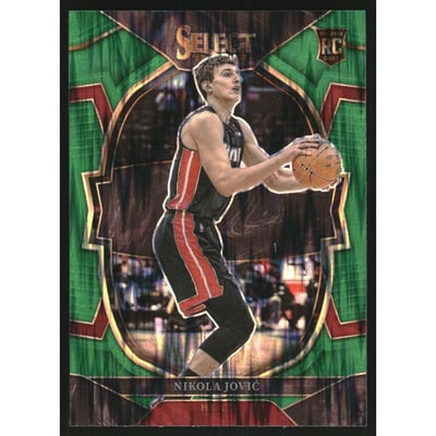 2022-23 Select Prizms Green Shock #91 Nikola Jovic