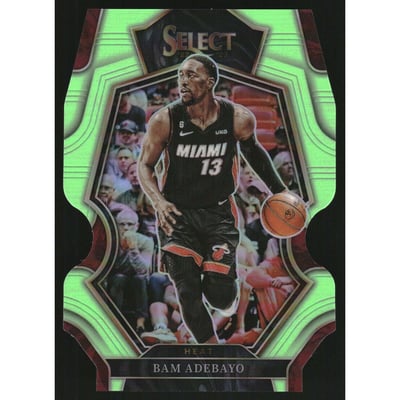2022-23 Select Prizms Light Green Die Cut #157 Bam Adebayo