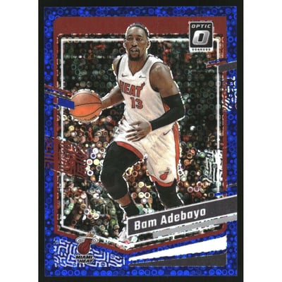 2023-24 Donruss Optic Fast Break Blue #13 Bam Adebayo