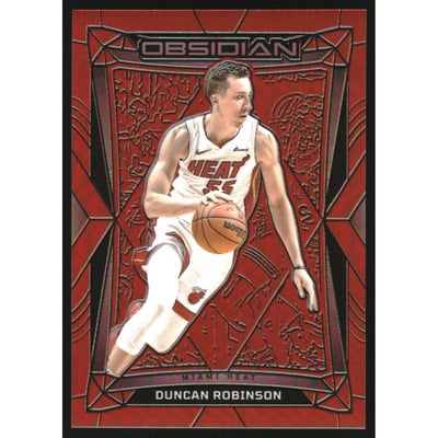 2023-24 Panini Obsidian Electric Etch Orange Flood #86 Duncan Robinson