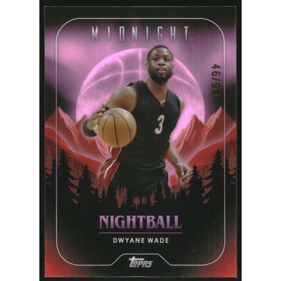 2023-24 Topps Midnight Nightball Twilight #NB13 Dwyane Wade