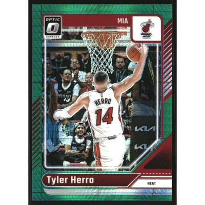 2024-25 Donruss Optic Hyper Green #200 Tyler Herro
