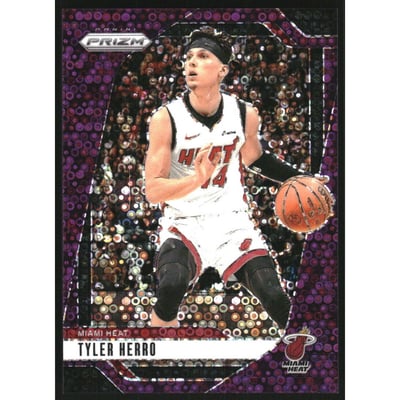 2024-25 Panini Prizm Prizms Fast Break Purple #98 Tyler Herro