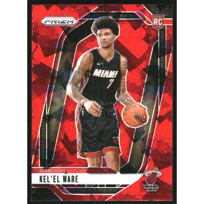 2024-25 Panini Prizm Prizms Red Ice #248 Kel'el Ware