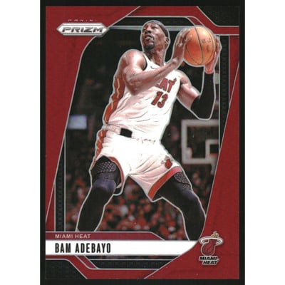 2024-25 Panini Prizm Prizms Red #97 Bam Adebayo