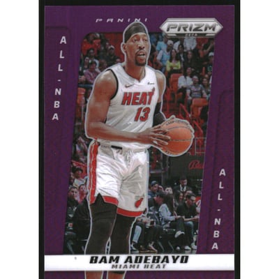 2024-25 Prizm Deca Prizms Purple #281 Bam Adebayo ANBA