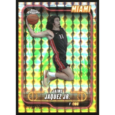 2024-25 Topps Chrome Gold Geometric Refractors #36 Jaime Jaquez Jr.