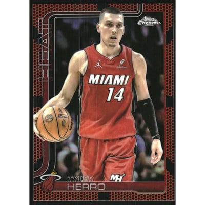2025-26 Topps Chrome Basketball Refractors #188 Tyler Herro