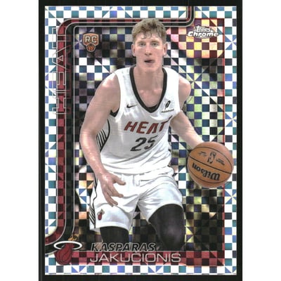 2025-26 Topps Chrome X-Fractors #270 Kasparas Jakucionis