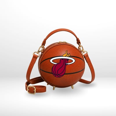 Miami Heat by Jill Martin Basketball Crossbody Fan Bag