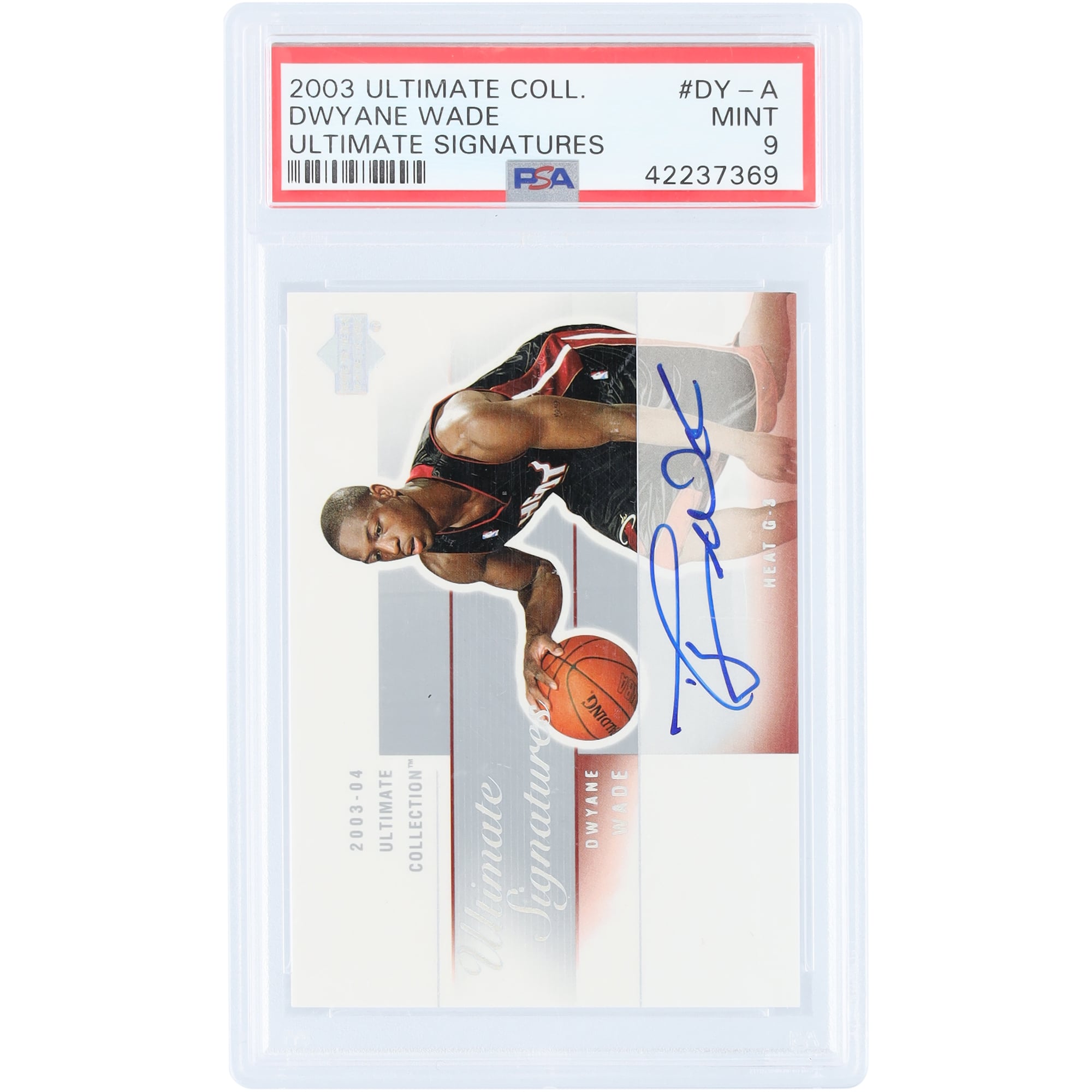 Dwyane Wade Miami Heat Autographed 2003-04 Upper Deck Ultimate 