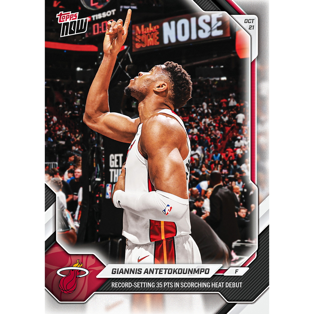 Giannis Antetokounmpo - 2026-27 NBA Topps NOW® - Card 10 - LOOK FOR ...