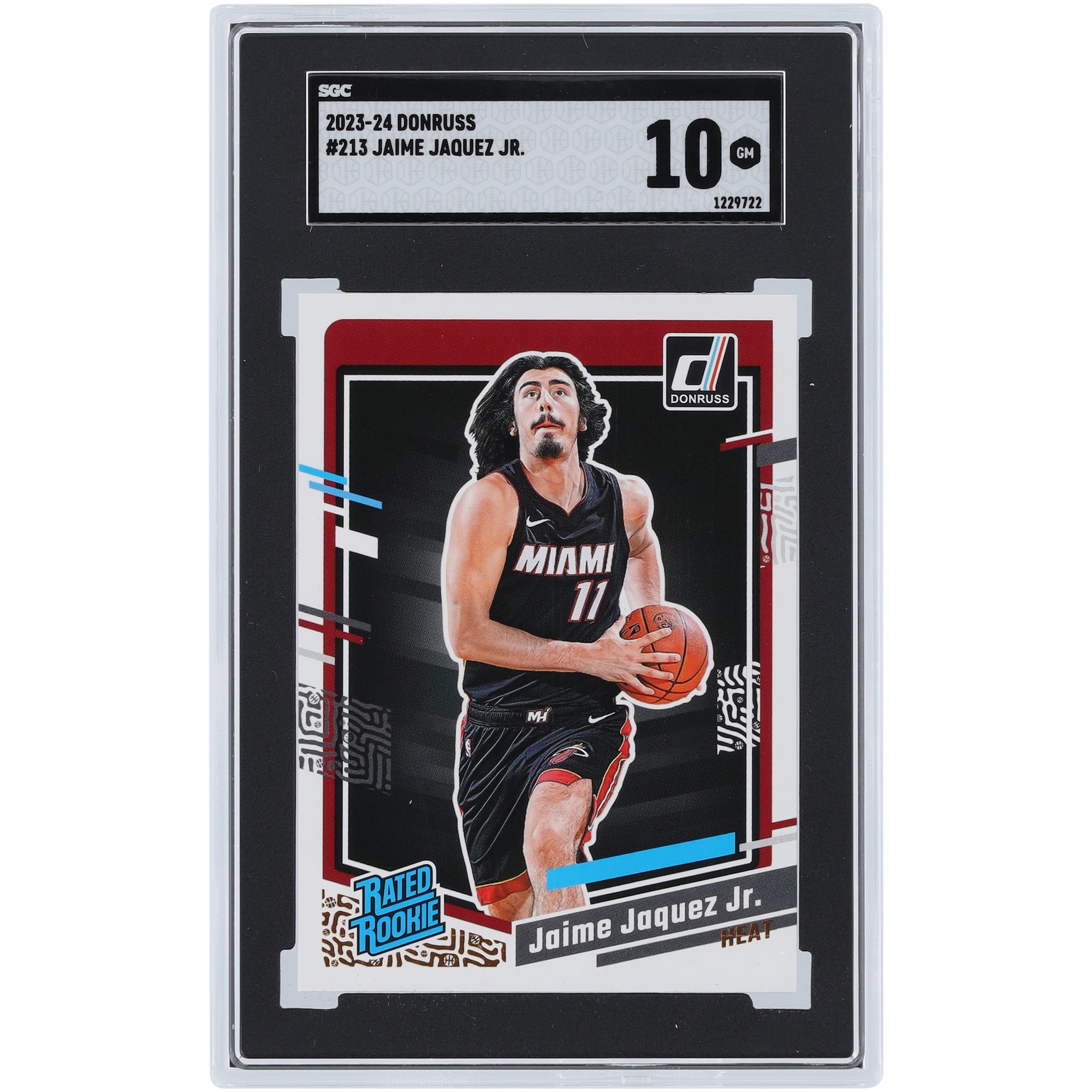 Jaime Jaquez Jr. Miami Heat 2023-24 Panini Donruss Rated Rookie 
