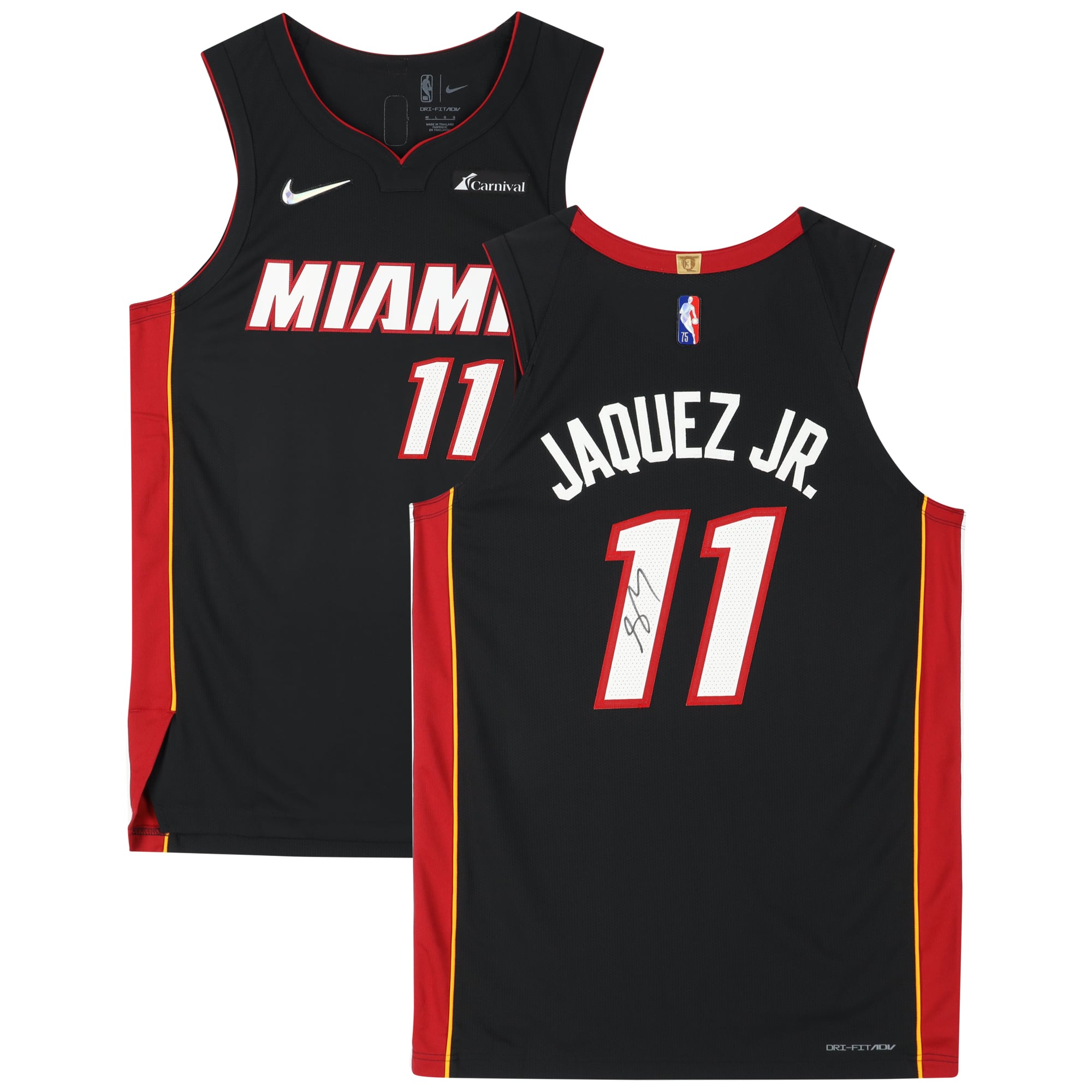 Jaime Jaquez Jr. Miami Heat Autographed Fanatics Authentic Nike 