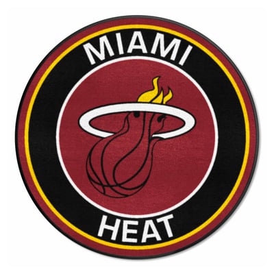 Miami Heat Logo Brands 27" Diameter Roundel Mat