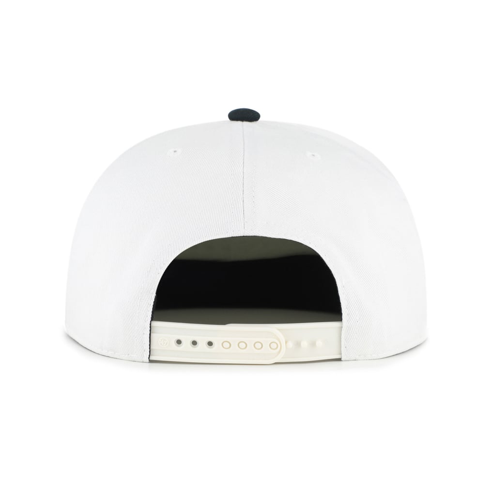 Miami Heat '47 Script Stack Captain Snapback Hat - Cream