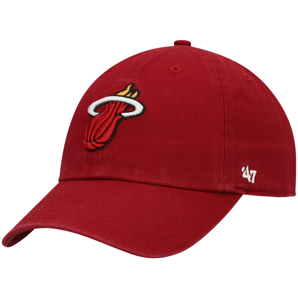  Miami Heat '47 Core Logo Clean Up Adjustable Hat - Red