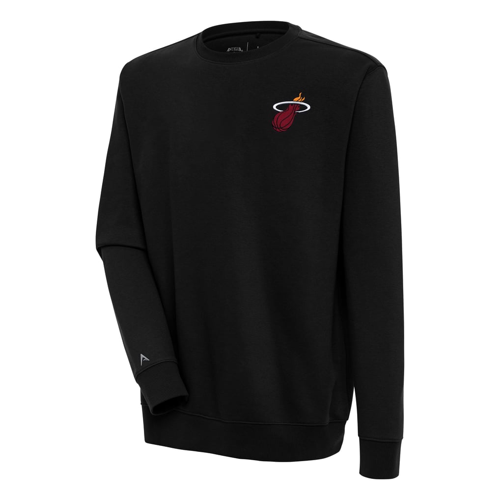  Miami Heat Antigua Victory Pullover Sweatshirt - Black