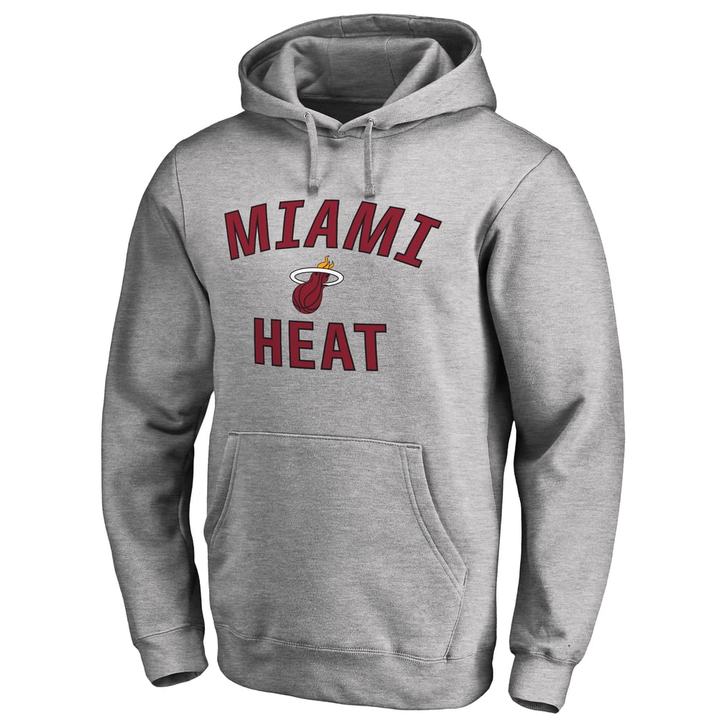 Miami Heat Victory Arch Pullover Hoodie - Ash