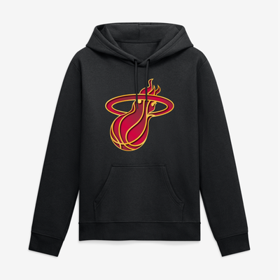 Miami Heat Big & Tall Forged Mascot Hoodie - Black