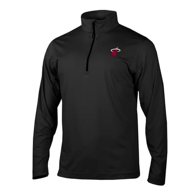 Miami Heat Columbia Fairway Break Quarter-Zip Pullover - Black