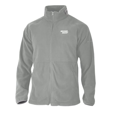 Miami Heat Columbia Everest Ridge Full-Zip Fleece Jacket - Gray