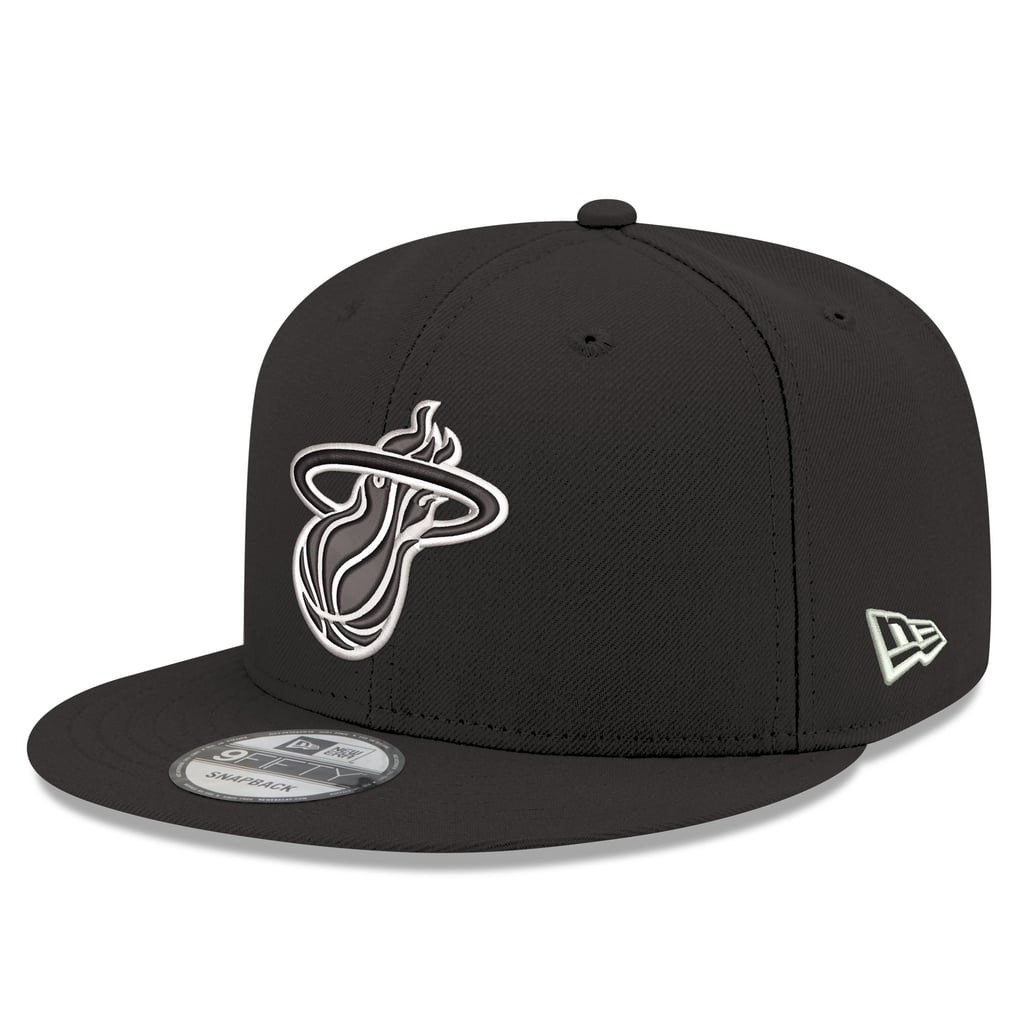  Miami Heat New Era Team 9FIFTY Snapback Hat - Black