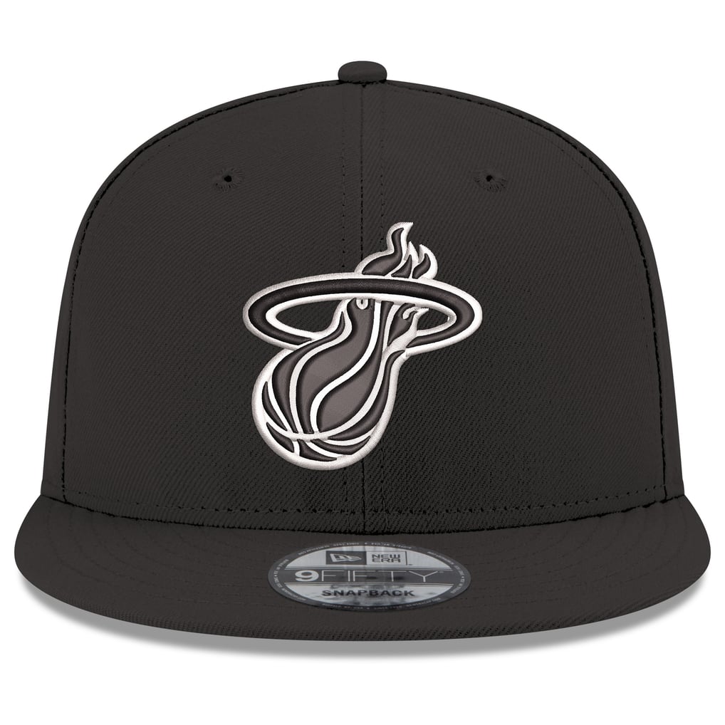  Miami Heat New Era Team 9FIFTY Snapback Hat - Black