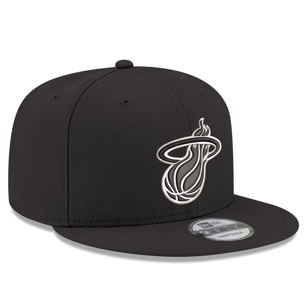  Miami Heat New Era Team 9FIFTY Snapback Hat - Black