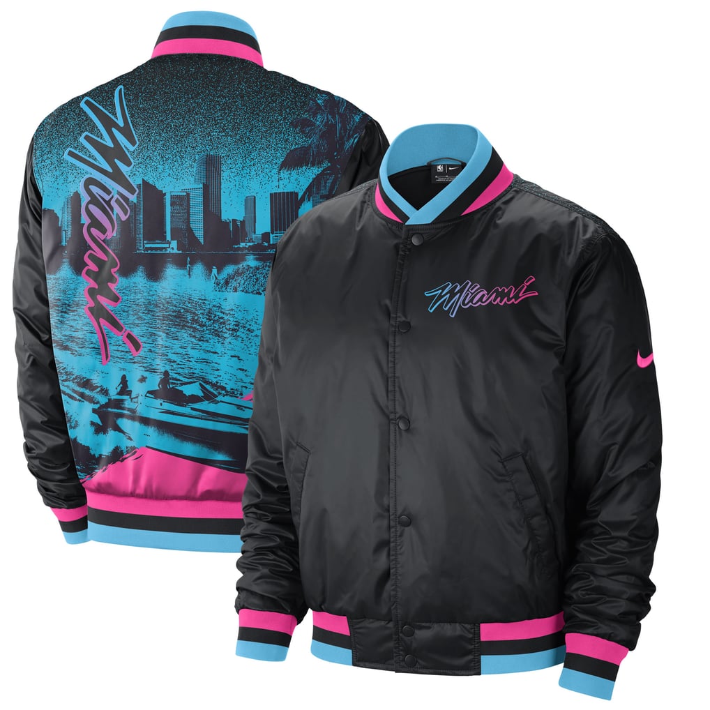 Miami Heat Nike 2020/21 City Edition Courtside Full-Snap Jacket 