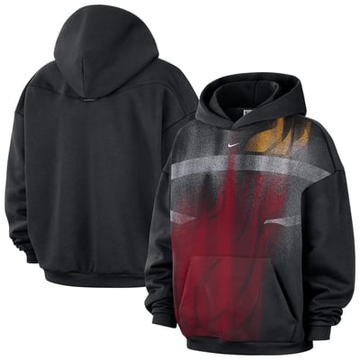 Miami Heat Nike 2026 Standard Issue Practice Icon Fleece Pullover Hoodie - Black