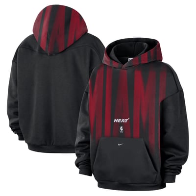 Miami Heat Nike 2026/27 Standard Issue Game Theater Team Fleece Hoodie - Black