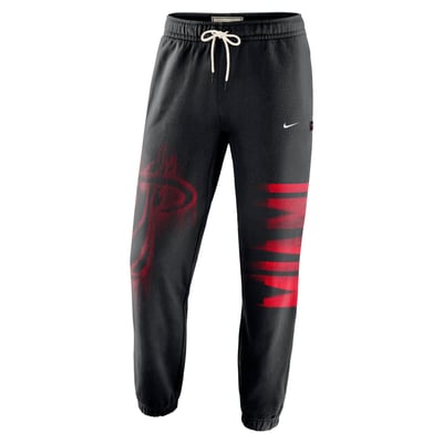 Miami Heat Nike 2026/27 Standard Issue Team Fleece Pants - Black