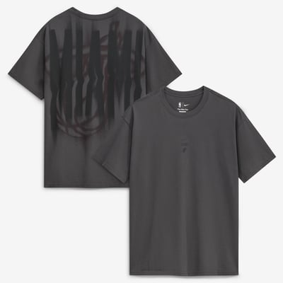 Miami Heat Nike 2026 Standard Issue Pre-Game Max 90 T-Shirt - Charcoal