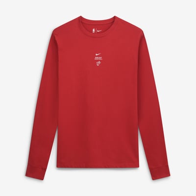 Miami Heat Nike 2026 Standard Issue Practice Long Sleeve T-Shirt - Red