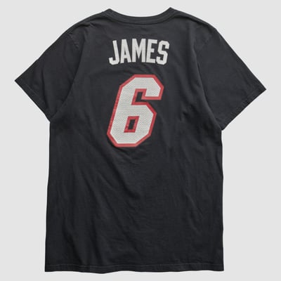 Miami Heat Adidas 2010s T-shirt - Black - S by Fanatics Real Vintage