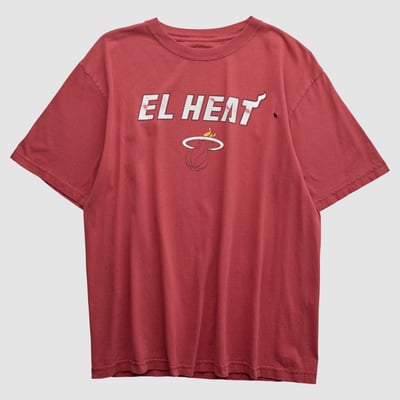 Miami Heat NBA 2010s T-shirt - Red - M by Fanatics Real Vintage