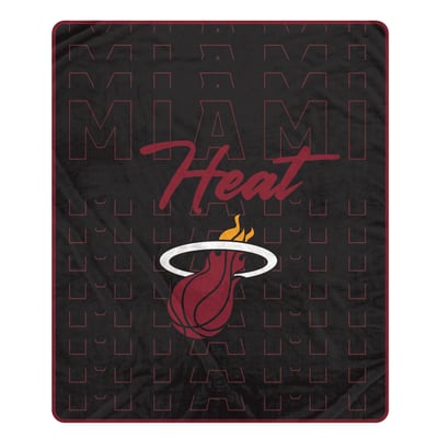 Miami Heat Pegasus Echo Script Fade 50" x 60" Ultra Soft Throw Blanket
