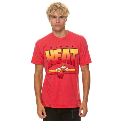 Miami Heat Aviator Nation Unisex Tri-Blend T-Shirt - Red