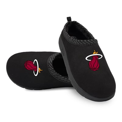 Miami Heat ISlide Unisex Primary Logo Mission Slippers - Black
