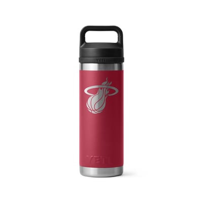 Miami Heat YETI 18oz. Rambler Chug Water Bottle