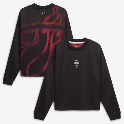  Miami Heat Nike Youth 2026/27 Standard Issue Pre-Game Performance Long Sleeve T-Shirt - Black